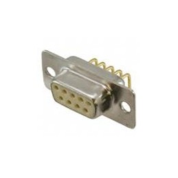 1 pcs : 773-E09-213R001 - D-Sub Standard Connectors IP67 9P FEMALE CONN R/A .283' W/4-40HDWR