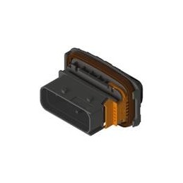 1 pcs : 33343701 - Automotive Connectors 15 way M Hybrid 2.8 1.5 CTCS XP Connector