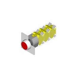 1 pcs : 704.010.5 - Switch Actuators PSHBTN MOM RND W-GRN LENS