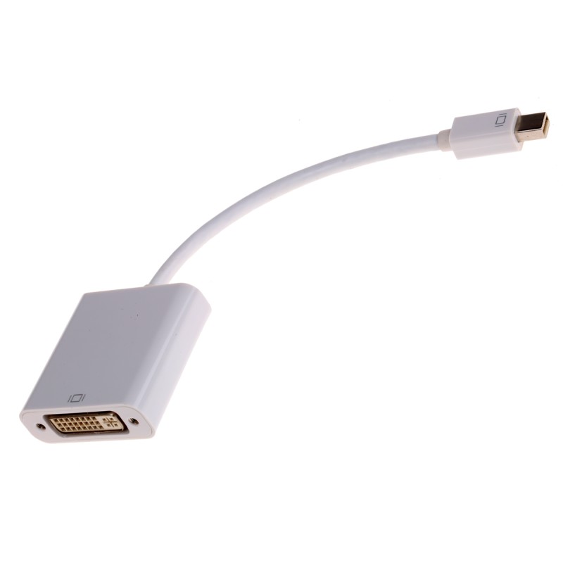 1 pcs - Roline Male Mini DisplayPort to Female DVI-I Dual Link Cable, 100mm