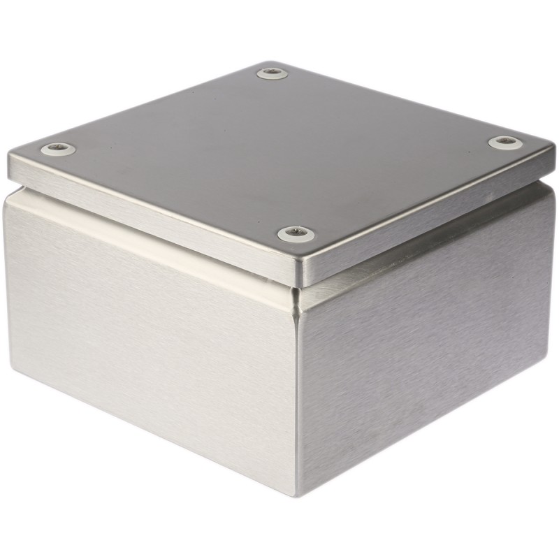 1 pcs - Rittal KL Series 304 Stainless Steel Terminal Box, IP66, 200 mm x 200 mm x 120mm