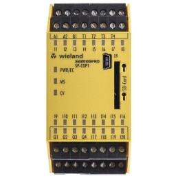1 pcs - Wieland samos PRO SP-COP Series Safety Controller, 20 Safety Inputs, 4 Safety Outputs, 16.8 - 30 V dc