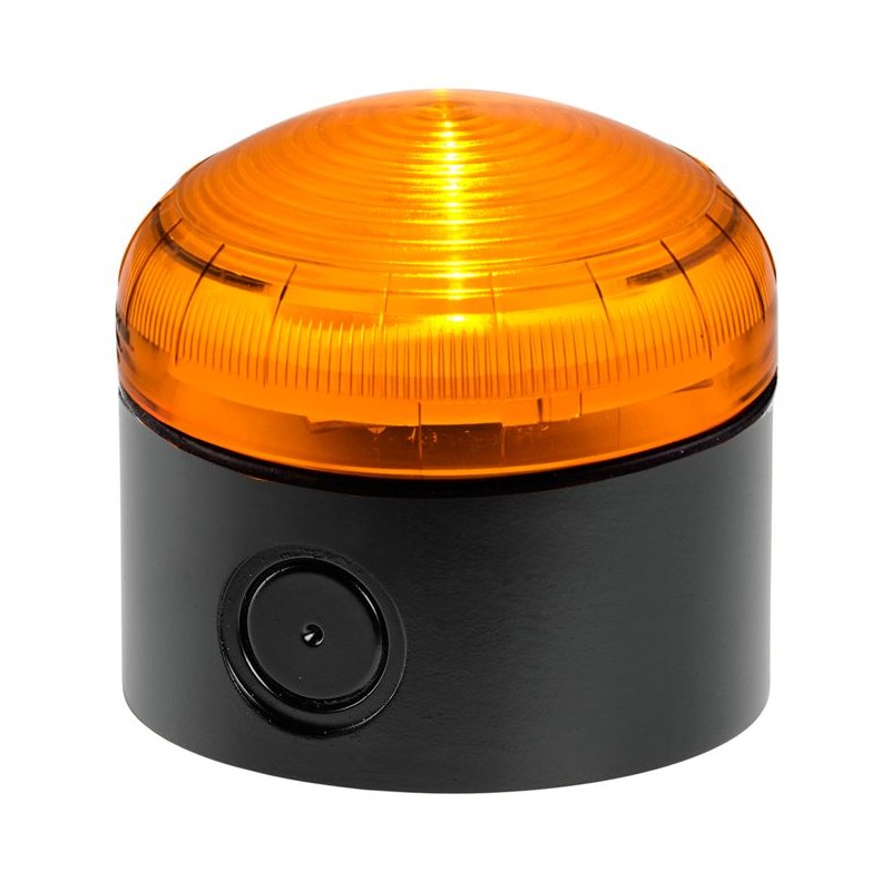 1 pcs - RS PRO Amber Steady Beacon, 120 V ac, 240 V ac, Screw Mount, LED Bulb, IP66