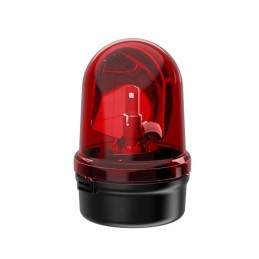 1 pcs - Werma 885 Series Red Rotating Beacon, 24 V, Base Mount, LED Bulb, IP65