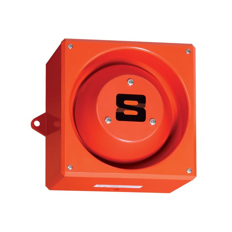 1 pcs - Clifford & Snell YA80 Super Series Wall Mount Electronic Sounder, 24 V dc, 120dB at 1 m, IP66, DC, 32-Tone