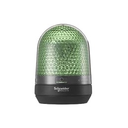 1 pcs - Schneider Electric Harmony XVR Series Green Multiple Effect Beacon, 12 V dc, 24 V dc, Base Mount, LED Bulb, IP23, IP65