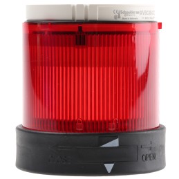 1 pcs - Schneider Electric Harmony XVB Series Red Flashing Effect Beacon Unit, 24 V ac/dc, Incandescent / LED Bulb, AC, DC, IP65
