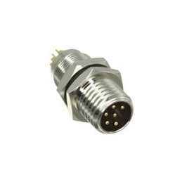 1 pcs : 855-006-103R004 - Circular Metric Connectors M8 6 P M S/C PNL MNT FRNT 10u