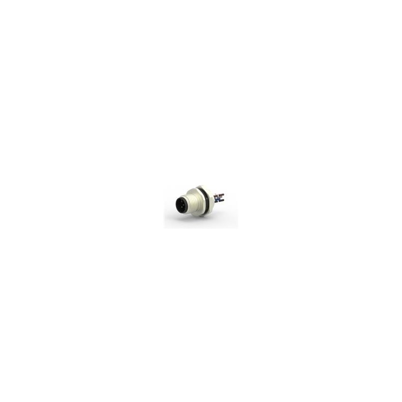 1 pcs : T4171210005-001 - Circular Metric Connectors M12,FRONT MOUNTING MALE,A,5P,0.2M WIRE
