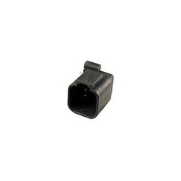 1 pcs : DTF13-6P - Automotive Connectors 6P 90DEG FLNGLES CON DTF BLACK