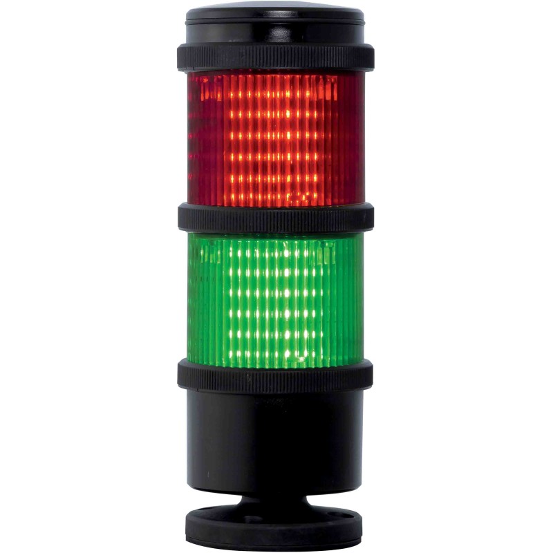 1 pcs - RS PRO Red/Green Signal Tower, 24 V ac/dc