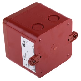 1 pcs - e2s SON4 Series Red Sounder Beacon, 230 V ac, IP66, Surface Mount, 104dB at 1 Metre