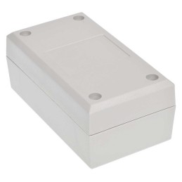 1 pcs - RS PRO Light Grey ABS Enclosure, IP30, 99.8 x 56.1 x 43.3mm