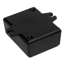 1 pcs - RS PRO Black ABS Enclosure, IP53, Black Lid, 66 x 49 x 28mm