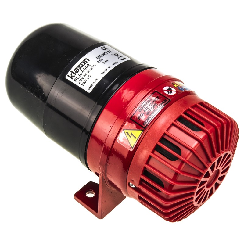 1 pcs - Klaxon Horn, 230 V ac, 120dB at 1 m, AC