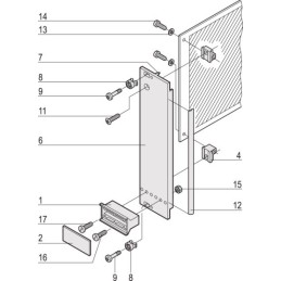1 pcs - nVent SCHROFF Aluminium Rack Panel