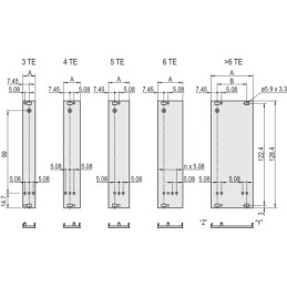 1 pcs - nVent SCHROFF Aluminium Rack Panel