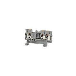 1 pcs : TBDR-09-25-GY - DIN Rail Terminal Blocks Terminal Block, Din Rail, 2.5mm Pitch, Grey
