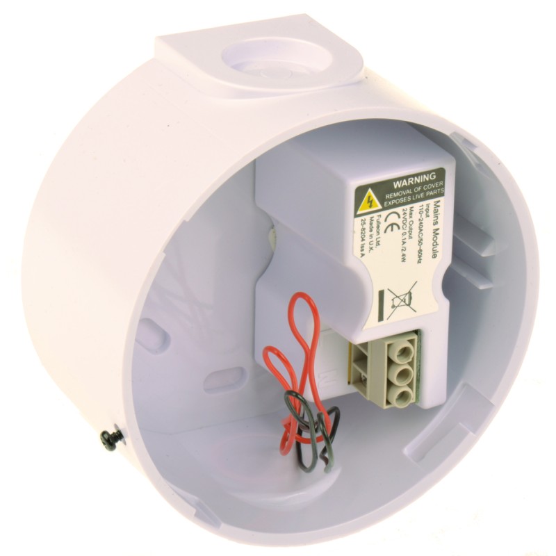 1 pcs - Eaton IP65 Rated White Powered Base for use with Flashni Sounder & Beacons 264 V ac