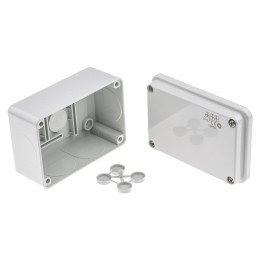 1 pcs - ABB Grey Thermoplastic Junction Box, IP65, 105 x 70 x 50mm