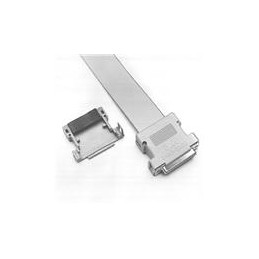 1 pcs : 3485-2100F - D-Sub Backshells 9P PLSTC JUNC SHELL FOR FLAT CABLE