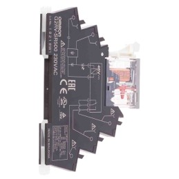 1 pcs - Omron DIN Rail Power Relay, 230V ac Coil, 6A Switching Current, SPDT