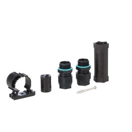 1 pcs - RS PRO Black Nylon Junction Box, IP68, 3 Terminals