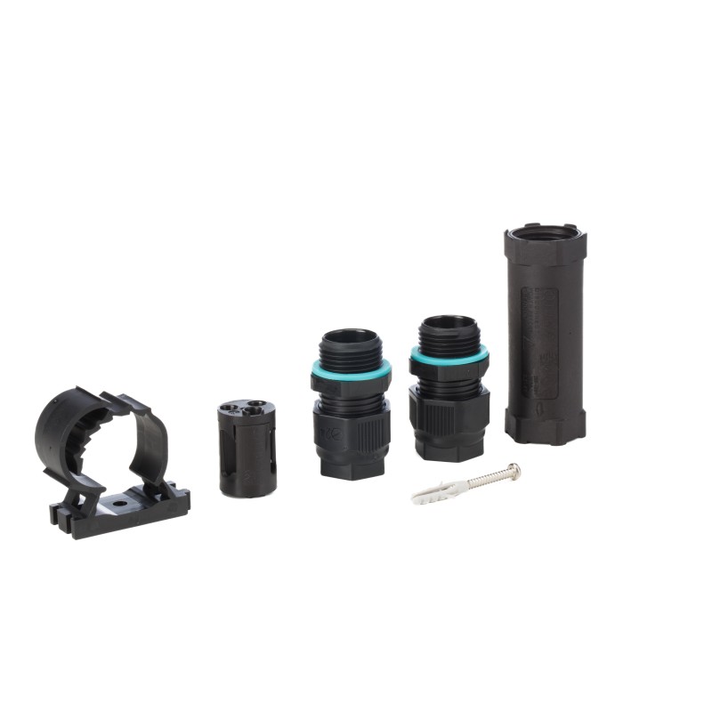 1 pcs - RS PRO Black Nylon Junction Box, IP68, 3 Terminals