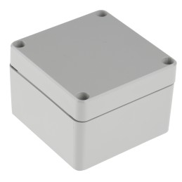 1 pcs - Fibox Grey ABS Enclosure, IP66, IP67, 82 x 80 x 55mm
