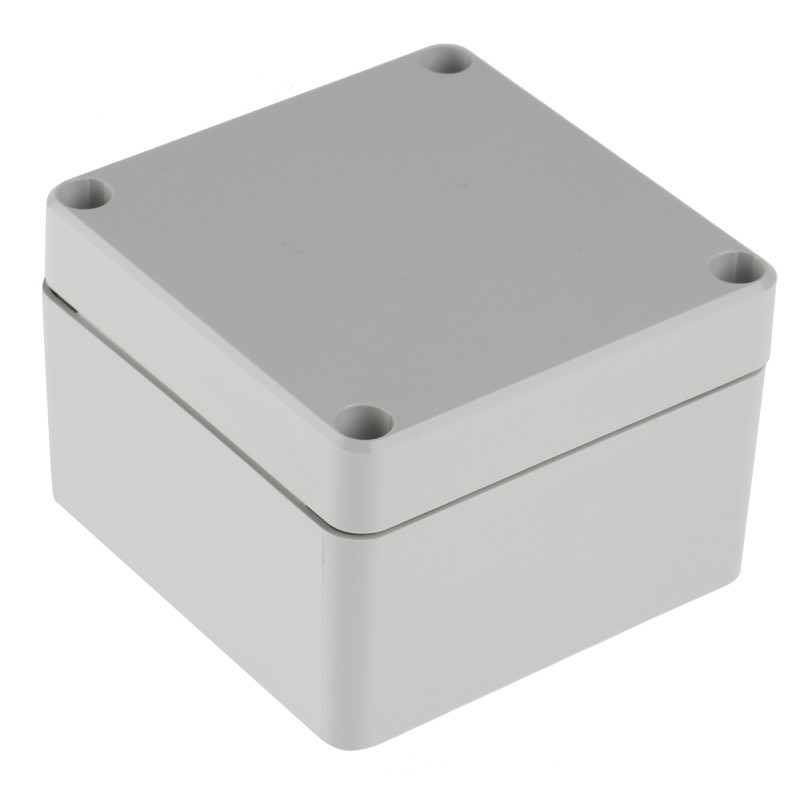 1 pcs - Fibox Grey ABS Enclosure, IP66, IP67, 82 x 80 x 55mm