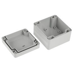 1 pcs - Fibox Grey ABS Enclosure, IP66, IP67, 82 x 80 x 55mm