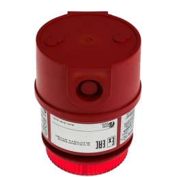 1 pcs - e2s IS-MC1 Series Red Sounder Beacon, 16 - 28 V dc, IP65, Surface Mount, 100dB at 1 Metre