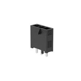 1 pcs : 215915-1003 - Power to the Board Mini-Fit Max Vertical Header, Single Row, 3 Circuits, Tin (Sn) Plating, Black