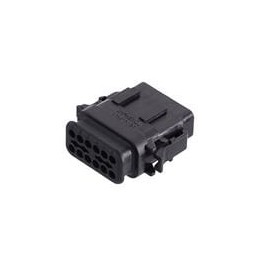 1 pcs : ATM06-12SB-SR1BK - Automotive Connectors 12 Pin Plug Pos B w/Strn Rlf