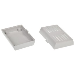 1 pcs - RS PRO Light Grey ABS Enclosure, 65.5 x 46.5 x 26.5mm