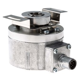 1 pcs - Baumer EIL580P Series Optical Incremental Encoder, 1 - 65536 ppr, TTL/HTL Signal, Hollow Type, 12mm Shaft