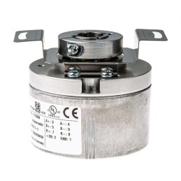 1 pcs - Baumer EIL580P Series Optical Incremental Encoder, 1 - 65536 ppr, TTL/HTL Signal, Hollow Type, 12mm Shaft