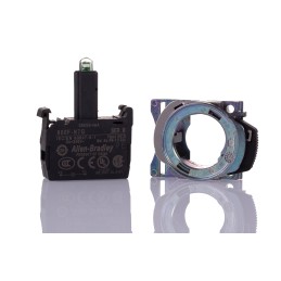 1 pcs - Allen Bradley 800F Light Block & Holder - Green, 240 V ac