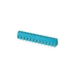 1 pcs : TB006-508-12BE - Fixed Terminal Blocks Terminal block, screw type, 5.08 , horizontal, 12 poles, CUI Blue, slotted screw,