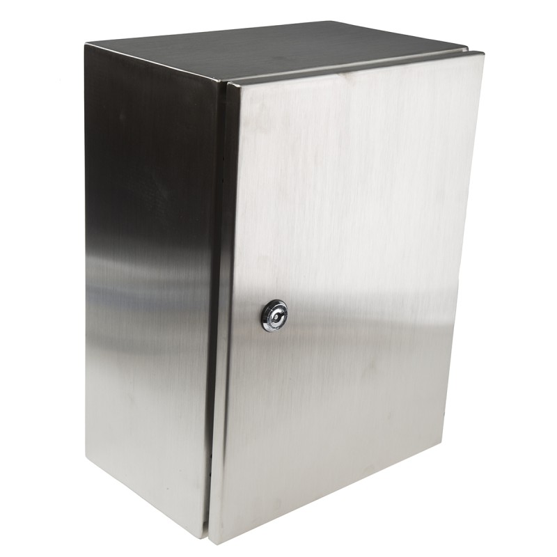 1 pcs - RS PRO 304 Stainless Steel Wall Box, IP66, 400 mm x 300 mm x 200mm