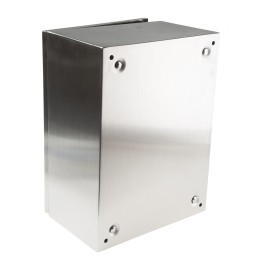 1 pcs - RS PRO 304 Stainless Steel Wall Box, IP66, 400 mm x 300 mm x 200mm