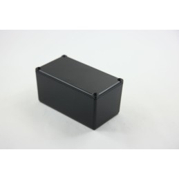 1 pcs - RS PRO Black Die Cast Aluminium Enclosure, Black Lid, 110 x 60 x 54mm