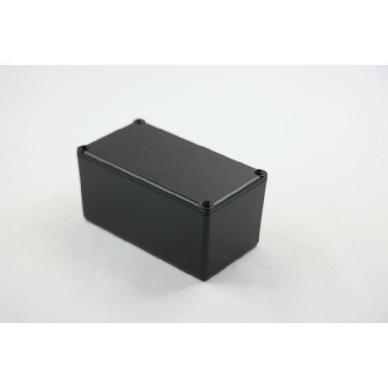 1 pcs - RS PRO Black Die Cast Aluminium Enclosure, Black Lid, 110 x 60 x 54mm