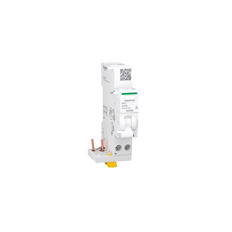 1 pcs - Schneider Electric Acti9 Active iDT40 AFDD, 40A, 1P + N Pole