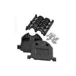 1 pcs : 17E-1725-1 - D-Sub Backshells 15P PLASTIC 2 PIECE BACKSHELL