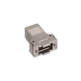 1 pcs : 165X13469X - D-Sub Backshells 9P DSUB PLASTIC HOOD W/STRT CABLE EXIT