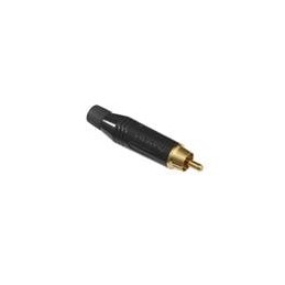 1 pcs : ACPR-BLK - RCA Phono Connectors RCA MALE PLUG BLACK