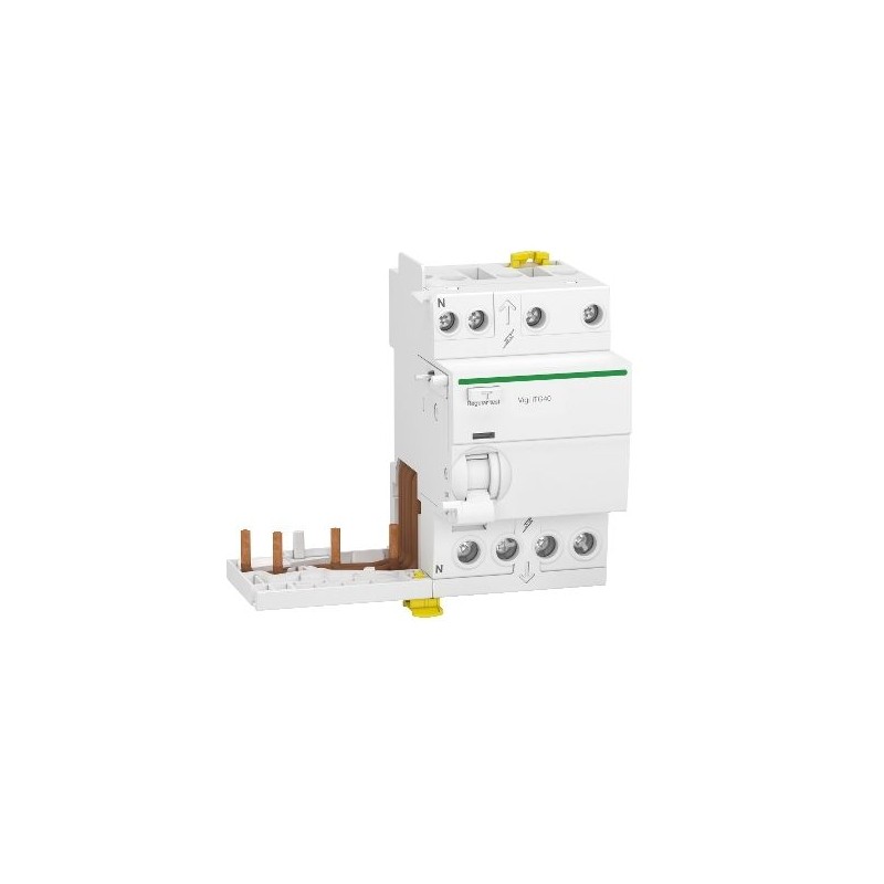 1 pcs - Schneider Electric Acti9 iTG40 RCCB, 40A, 3P+N Pole, 30mA, Type AC, 400V ac