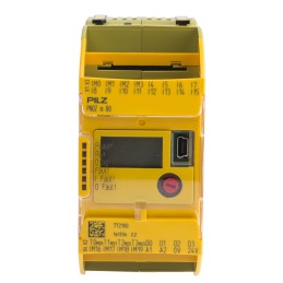1 pcs - Pilz PNOZmulti 2 PNOZ m BO Series Safety Controller, 20 Safety Inputs, 4 Safety Outputs, 24 V dc