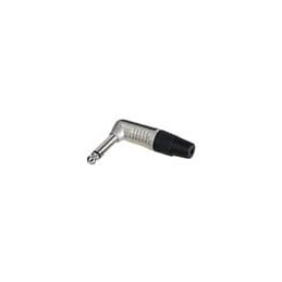 1 pcs : RP2RC - Phone Connectors MONO 1/4 RA PLUG NICKEL/TIN - BAG